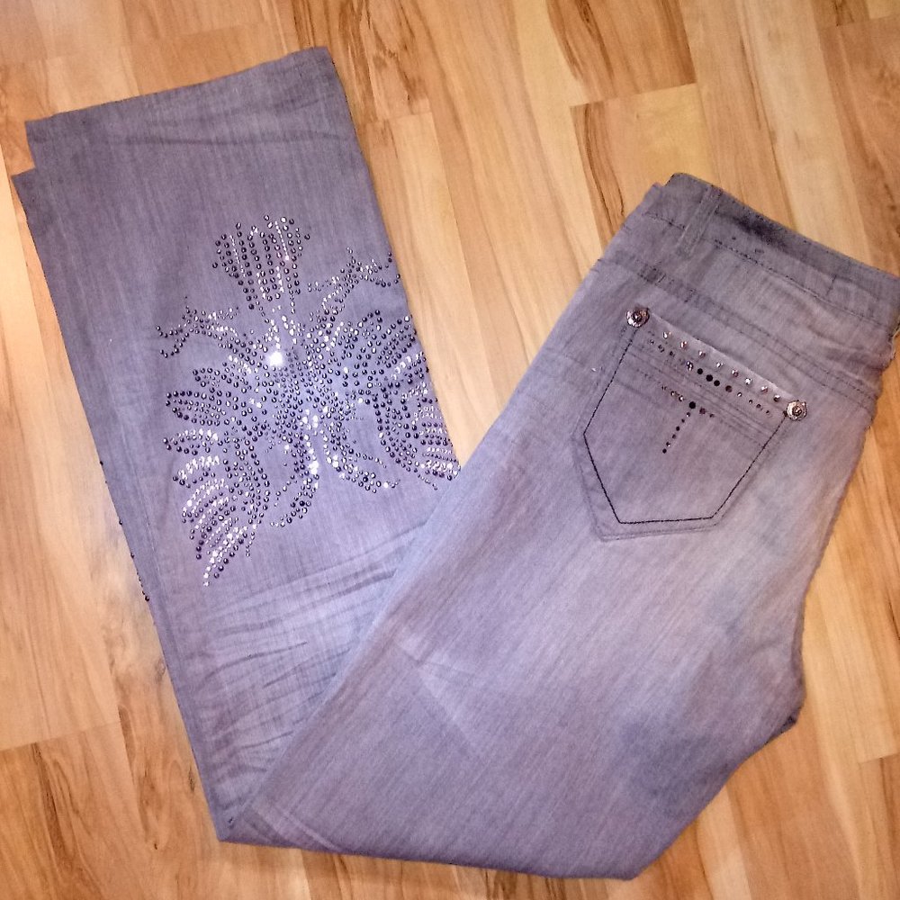 V Christina embellished jeans